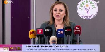 DEM PARTİ’DEN BASIN TOPLANTISI – DEM PARTİ SÖZCÜSÜ AYŞEGÜL DOĞAN GÜNDEME İLİŞKİN GELİŞMELERİ DEĞERLENDİRİYOR – CAN AKTÜEL