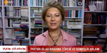 PKK’NİN SİLAH YAKMASI NE ANLAMA GELİYOR? Elif Sonzamancı İle Bizim Gündem Programının Konukları Gazeteci Müjgan Halis, Gazeteci Nilgün Mete Ve Gazeteci Cemal Turan