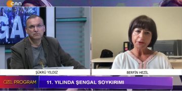 11. YILINDA ŞENGAL SOYKIRIMI – Şükrü Yıldız’ın Hazırlayıp Sunduğu Özel Programın Konukları Ağuçen Ocağı’ndan Cemal Cenan, Berfin Hezil, Aysel FEDA Eşbaşkanı Huri Kabayel, Aysel Avesta, Şahin Polat Ve Ali Atalan