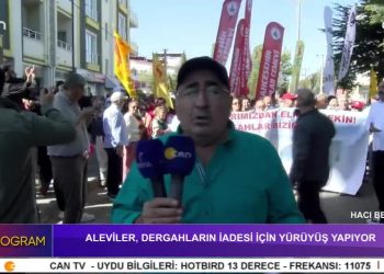 ALEVİLER, DERGAHLARIN İADESİ İÇİN YÜRÜYÜŞ YAPIYOR