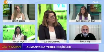 Almanya’da Yerel Seçimler – Almanya’da Yaşayan Yerel Seçimler İçin Yerel Seçimler Neden Önemli ? – Almanya’da Demokrasi Seçimleri – Elif Sonzamancı İle Özel Programın Konukları Zizik Şahbaz, Berfin Celen, İsmail Taş Ve Ruken Akça