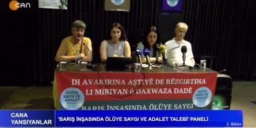 ‘ BARIŞ İNŞASINDA ÖLÜYE SAYGI VE ADALET TALEBİ ‘ PANELİ – 2. BÖLÜM – Cana Yansıyanlar