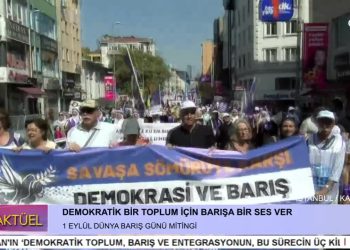 Demokratik Bir Toplum İçin Barışa Bir Ses Ver. 1 Eylül Dünya Barış Günü Mitingi – KADIKÖY / İSTANBUL