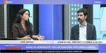 Ezgi Soysal İle Can Aktüel Bu Sabah Programının 2. Bölüm Konuğu DEM Parti İstanbul İl Eşbaşkanı Çınar Altan