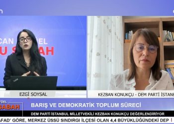 Ezgi Soysal İle Can Aktüel Bu Sabah’ın 2. Bölüm Konuğu DEM Parti İstanbul Milletvekili Kezban Konukçu