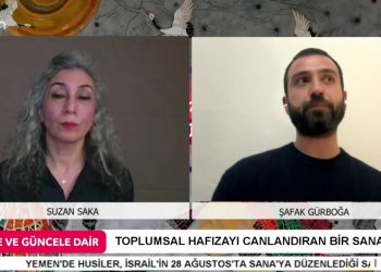 Toplumsal Hafızayı Canlandıran Bir Sanatçı, Suzan Saka ile Güne ve Güncele Dair Programının Konuğu: Şafak Gürboğa.