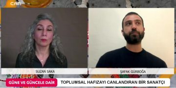 Toplumsal Hafızayı Canlandıran Bir Sanatçı, Suzan Saka ile Güne ve Güncele Dair Programının Konuğu: Şafak Gürboğa.