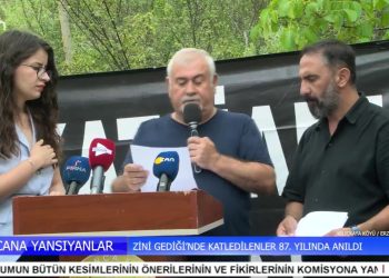 ZİNİ GEDİĞİ’NDE KATLEDİLENLER 87. YILINDA ANILDI – KILIÇKAYA KÖYÜ / ERZİNCAN – CANA YANSIYANLAR