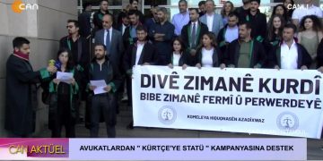 AVUKATLARDAN ” KÜRTÇE’YE STATÜ ” KAMPANYASINA DESTEK – Çağlayan / İstanbul – Can Aktüel