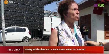 Barış Mitingine Katılan Kadınların Talepleri, Pakize Gürhan İle Jin Û Jiyan Programının Konuğu Kadın Savunma Ağı’ndan Rüya Kurtuluş.