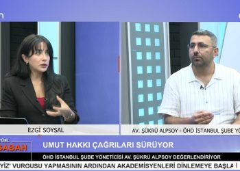 Ezgi Soysal İle Can Aktüel Bu Sabah Programının 2. Bölüm Konuğu ÖHD istanbul şube yöneticisi Av Şükrü Alpsoy