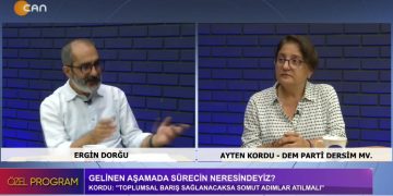 Gelinen Aşamada Sürecin Neresindeyiz ? – AKP Süreçte Ne Yapıyor? Bir Oylama Var Mı? – Alevilerin Barış Sürecine Yaklaşımı – ‘ Gençlere Yönelik Umut Yıkan Politikalar Yürütülüyor ‘ – Ergin Doğru İle Özel Programın Konuğu DEM Parti Dersim Milletvekili Ayten Kordu