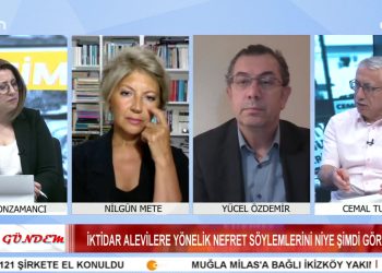 İKTİDAR ALEVİLERE YÖNELİK NEFRET SÖYLEMLERİNİ NİYE ŞİMDİ GÖRDÜ, Elif Sonzamancı İle Bizim Gündem Programının Konukları Gazeteci Yücel Özdemir, Gazeteci Nilgün Mete Ve Gazeteci Cemal Turan