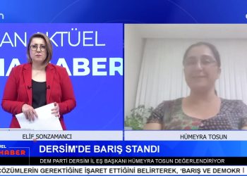 Meclis Komisyonu 10. Toplantısını Gerçekleştirdi – Barış Sürecinde Aleviler – DEM Parti’den ”Yasal Düzenleme” Çağrısı – Yerlerine Kayyum Atanan Eşbaşkanlar Dersim’e Geldi – Elif Sonzamancı İle Can Aktüel Ana Haber Programını Konuğu DEM Parti Dersim İl Eşbaşkanı Hümeyra Tosun