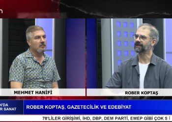ROBER KOPTAŞ, GAZETECİLİK VE EDEBİYAT, Mehmet Hanifi’nin Hazırlayıp Sunduğu Canda Kültür Sanat Programının Konuğu: Rober Koptaş.