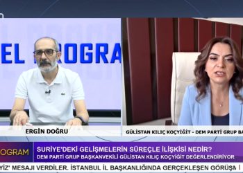 Süreç Nereye Evriliyor ? – Barış Sürecinde Yolunda Gitmeyen Nedir ? – CHP’ye Yönelik Tavrın Anlamı Nedir ? Nasıl Tutum Alınmalı ? – Antidemokratik Baskılara Karşı Ne Yapılmalı ? – Ergin Doğru İle Özel Programın Konuğu DEM Parti Grup Başkanvekili Gülistan Kılıç Koçyiğit