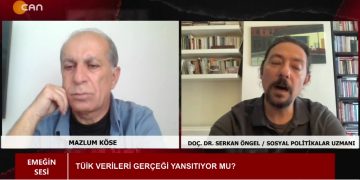 TÜİK Verileri Gerçeği Yansıtıyor Mu, Mazlum Köse İle Emeğin Sesi Programının Konuğu Sosyal Politikalar Uzmanı DOÇ. SR. Serkan Öngel.