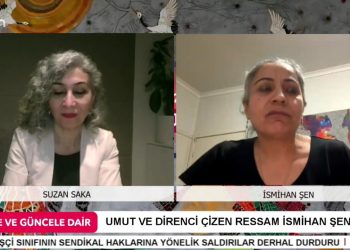UMUT VE DİRENCİ ÇİZEN RESSAM İSMİHAN ŞEN, Suzan Saka ile Güne ve Güncele Dair Programının Konuğu: İsmihan Şen.