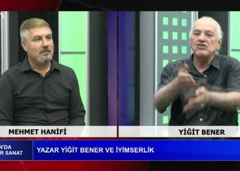 YAZAR YİĞİT BENER VE İYİMSERLİK Mehmet Hanifi’nin Hazırlayıp Sunduğu Canda Kültür Sanat Programının Konuğu: Yazar Yiğit Bener.