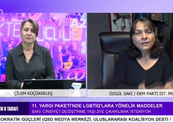 11. Yargı Paketi’nde Ceza Ve Yasak Politikaları – Suça Sürüklenen Çokcukların Yargılanması – Barış Sürecinde İktidarın Tutumu – Çilem Küçükkeleş İle Eşiğin O Tarafı Programının Konuğu DEM Parti İstanbul Milletvekili Özgül Saki