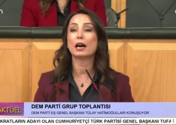 – DEM PARTİ GRUP TOPLANTISI – DEM PARTİ EŞ GENEL BAŞKANI TÜLAY HATİMOĞULLARI KONUŞUYOR