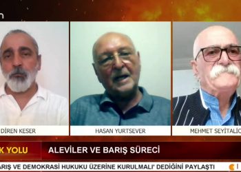 ALEVİLER VE BARIŞ SÜRECİ, Diren Keser’in hazırlayıp sunduğu Hak Yolu Programının Konuğu: Hasan Yurtsever, Mehmet Seyitalioğlu.