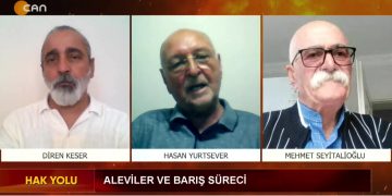 ALEVİLER VE BARIŞ SÜRECİ, 
Diren Keser’in hazırlayıp sunduğu Hak Yolu Programının Konuğu: Hasan Yurtsever, Mehmet Seyitalioğlu.