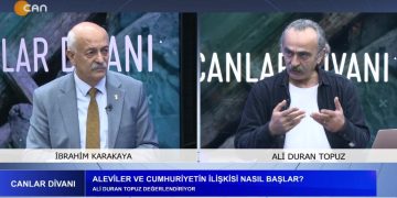 – ALEVİLER VE CUMHURİYETİN İLİŞKİSİ NASIL BAŞLAR?, 
İbrahim Karakaya İle Canlar Divanı Programının Konuğu: Ali Duran Topuz.