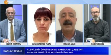 – ALEVİLERİN ÖRGÜTLENME MANZARASI ÇALIŞTAYI, 
İbrahim Karakaya İle Canlar Divanı Programının Konuğu: Seher Şengünlü Yılmaz, Mustafa Aslan, Veli Büyükşahin.