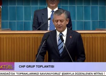 – CHP GRUP TOPLANTISI
– CHP GENEL BAŞKANI ÖZGÜR ÖZEL KONUŞUYOR