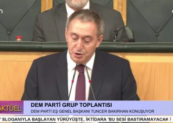 DEM PARTİ GRUP TOPLANTISI – DEM PARTİ EŞ GENEL BAŞKANI TUNCER BAKIRHAN KONUŞUYOR
