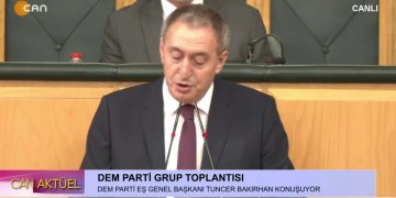 DEM PARTİ GRUP TOPLANTISI – DEM PARTİ EŞ GENEL BAŞKANI TUNCER BAKIRHAN KONUŞUYOR