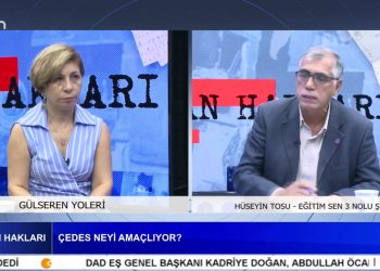EĞİTİMDE AYRIMCILIK DEVAM EDİYOR, Gülseren Yoleri İle İnsan Hakları Programının Konuğu Eğitim Sen 3 Nolu Şube Bşk. Hüseyin Tosu.