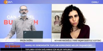 Ergin Doğru İle Can Aktüel Bu Sabah Programının ikinci Bölüm konuğu Yeni Yaşam Gazetesi Editörü Reyhan Hacıoğlu.