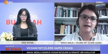 Ezgi Soysal İle Can Aktüel Bu Sabah 2. Bölüm konuğu Vicdani Ret İzleme Koordinatörü Merve Arkun