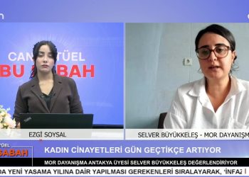 Ezgi Soysal İle Can Aktüel Bu Sabah Programının Konuğu: Antakya Mor Dayanışma üyesi Selver Büyükkeleş.