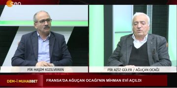 – Fransa’da Ağuçan Ocağı’nın Mihman Evi Açıldı
– Alevi İnanç Kurumları
– Avrupa’da Alevi Gençleri
– Dersim Sekasur’da Doğa Katliamı
– Pir Haşim Kızılveren İle Dem-i Muhabbet Programının Konuğu Ağuçan Ocağı’ndan Pir Aziz Güler