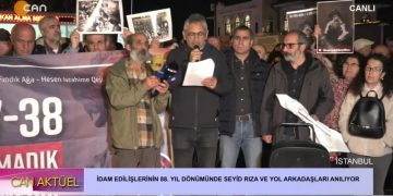 İDAM EDİLİŞLERİNİN 88. YIL DÖNÜMÜNDE SEYİD RIZA VE YOL ARKADAŞLARI ANILIYOR