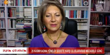 25 KASIM KADINA YÖNELİK ŞİDDETE KARŞI ULUSLARARASI MÜCADELE GÜNÜ, 
ELİF SONZAMANCI İLE BİZİM GÜNDEM. 

KONUKLAR: GAZETECİ NİLGÜN METE, 
KON-MED EŞBAŞKANI RUKEN AKÇA, 
FEDA BASIN SORUMLUSU ZEHRA HEZER, 
CAN TV PROGRAMCISI HÜLYA İMAK.