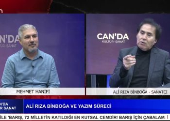 ALİ RIZA BİNBOĞA VE YAZIM SÜRECİ, Mehmet Hanifi’nin Hazırlayıp Sunduğu Canda Kültür Sanat Programının Konuğu: Sanatçı Ali Rıza Binboğa.