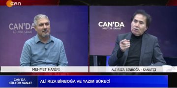 ALİ RIZA BİNBOĞA VE YAZIM SÜRECİ, Mehmet Hanifi’nin Hazırlayıp Sunduğu Canda Kültür Sanat Programının Konuğu: Sanatçı Ali Rıza Binboğa.