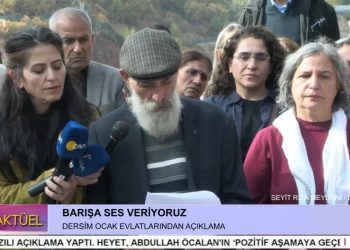 BARIŞA SES VERİYORUZ – DERSİM OCAK EVLATLARINDAN AÇIKLAMA – DERSİM / SEYİT RIZA MEYDANI – CAN AKTÜEL
