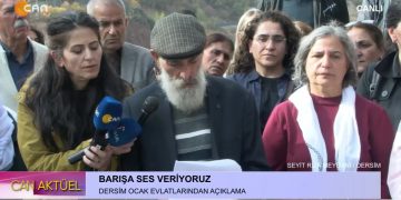 BARIŞA SES VERİYORUZ – DERSİM OCAK EVLATLARINDAN AÇIKLAMA – DERSİM / SEYİT RIZA MEYDANI – CAN AKTÜEL