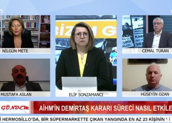 BİZİM GÜNDEM – 04.11.2025 SUNUCU: ELİF SONZAMANCI – AİHM’İN DEMİRTAŞ KARARI SÜRECİ NASIL ETKİLER? – DEVLETE YAKIN ALEVİ KURUMLARININ RAPORU ASİMİLASYON MU, ÇÖZÜM MÜ? KONUKLAR: CEMAL TURAN – GAZETECİ, NİLGÜN METE – GAZETECİ, HÜSEYİN OZAN, MUSTAFA ASLAN.
