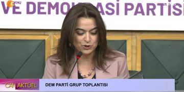 – DEM PARTİ EŞ GENEL BAŞKANI TÜLAY HATİMOĞULLARI KONUŞUYOR
– DEM PARTİ GRUP TOPLANTISI