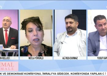 Cemal Cemalenin Konuklari: Alevi Kültür Dernekleri Bursa Subesi Başkanı Ali Rıza Durmaz, Alevi Kültür Dernekleri Bursa Şubesi Başkan Yardımcısı Necla Yörüklü ve Bursa panayır cem evi başkanı Yusuf Kaplan