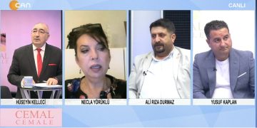 Cemal Cemalenin Konuklari: Alevi Kültür Dernekleri Bursa Subesi Başkanı Ali Rıza Durmaz, Alevi Kültür Dernekleri Bursa Şubesi Başkan Yardımcısı Necla Yörüklü ve Bursa panayır cem evi başkanı Yusuf Kaplan