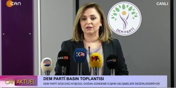 DEM PARTİ BASIN TOPLANTISI – DEM PARTİ SÖZCÜSÜ AYŞEGÜL DOĞAN GÜNCEL GELİŞMELERİ DEĞERLENDİRİYOR