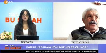EZGİ SOYSAL İLE CAN AKTÜEL BU SABAH PROGRAMININ 2. BÖLÜM KONUĞU KARAKAYA KÜLTÜR VE DAYANIŞMA DERNEĞİ BAŞKANI SERVET DEMİRKAYA