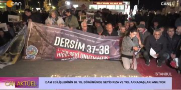 İDAM EDİLİŞLERİNİN 88. YIL DÖNÜMÜNDE SEYİD RIZA VE YOL ARKADAŞLARI ANILIYOR